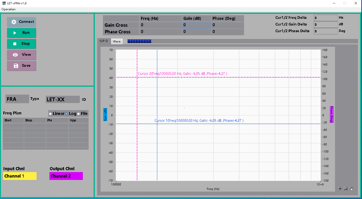 頻率響應測試系統(tǒng)